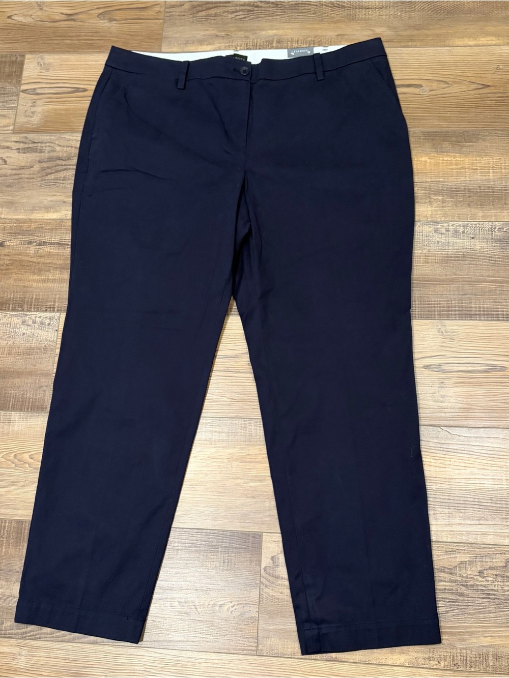 Talbots Navy the prefect Chino Straight-Leg Women's Pants New